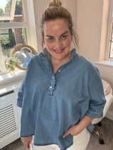 Jessie denim blouse