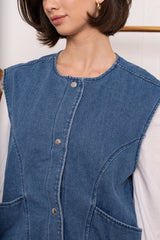 Khloe Denim Vest