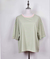 Jessie striped tee green