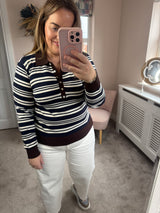 Sally knitted polo