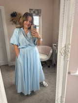Sienna blue top