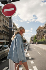 Orla denim blazer