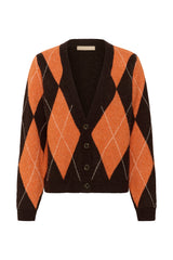 Argyle cardigan