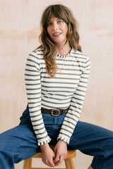 Marnie top olive mix