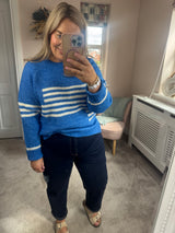 Victoria stripe pullover