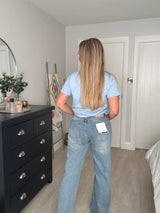 Tilly wide leg jeans blue