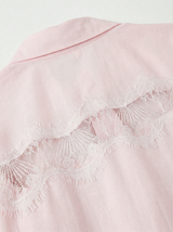 Maisie pink lace shirt
