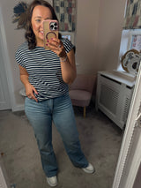 Tilly wide leg jeans blue