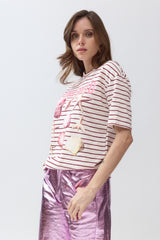Jessie shell tee SMALL