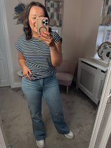 Tilly wide leg jeans blue