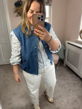 Khloe Denim Vest