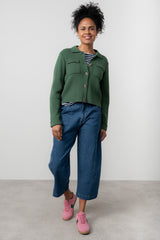 Chestnut knit jacket green