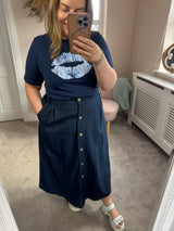 Holly denim skirt
