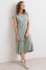 Shine Midi dress sage