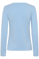 Kiddy blue stripe tshirt ( Large)