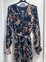 Latino dress navy mix