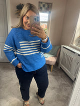 Victoria stripe pullover