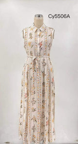Rosie sleeveless floral dress