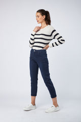 Tilly Navy denim Boyfriend jeans