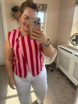 Jessie striped waistcoat