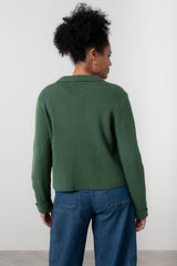 Chestnut knit jacket green