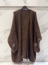 Carly brown cardi