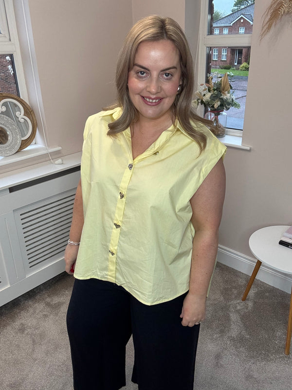 Jessie lemon blouse