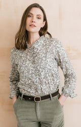 Rachel frill blouse