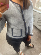 Millie grey cardi