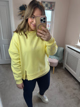 Charlie lemon meringue sweater medium