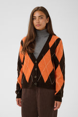 Argyle cardigan