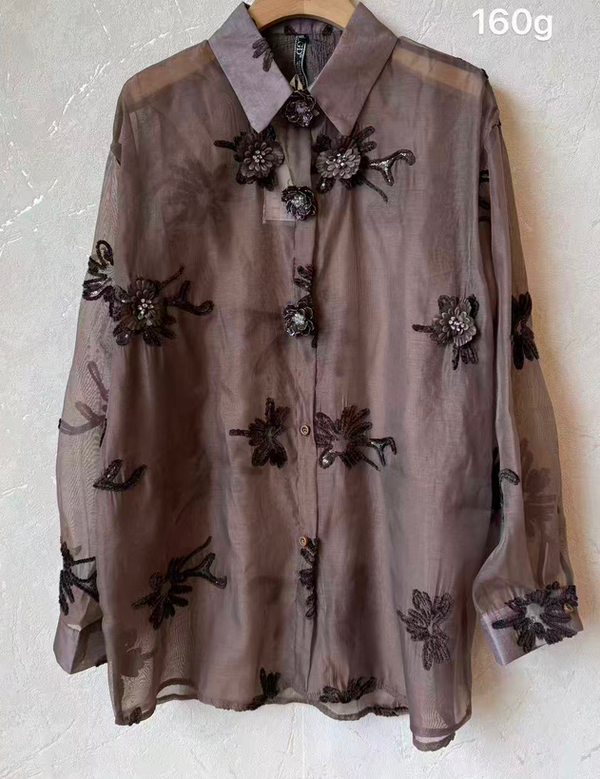 Goldie sheer blouse