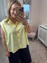 Jessie lemon blouse