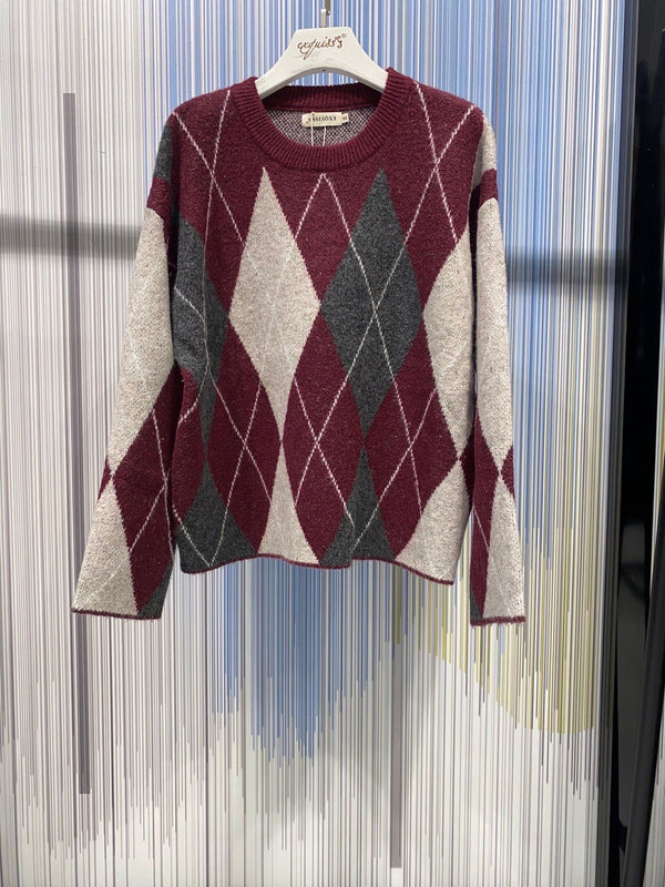 Chelsea diamond knit