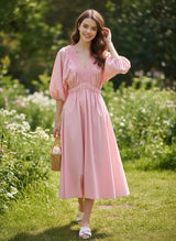 Sienna rose midi dress