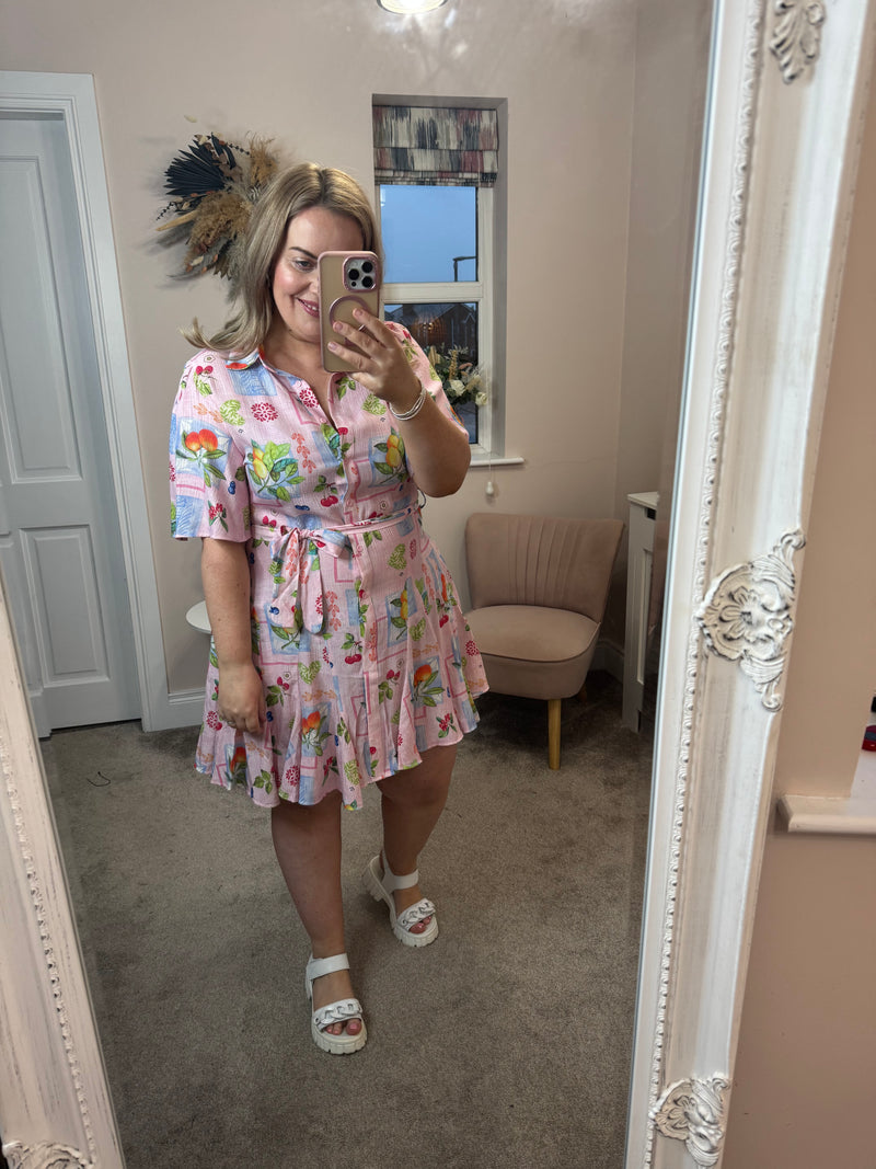 Khloe rose dress