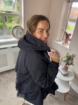Jessie navy lace jacket