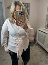 Sally rose striped blouse (M XL)