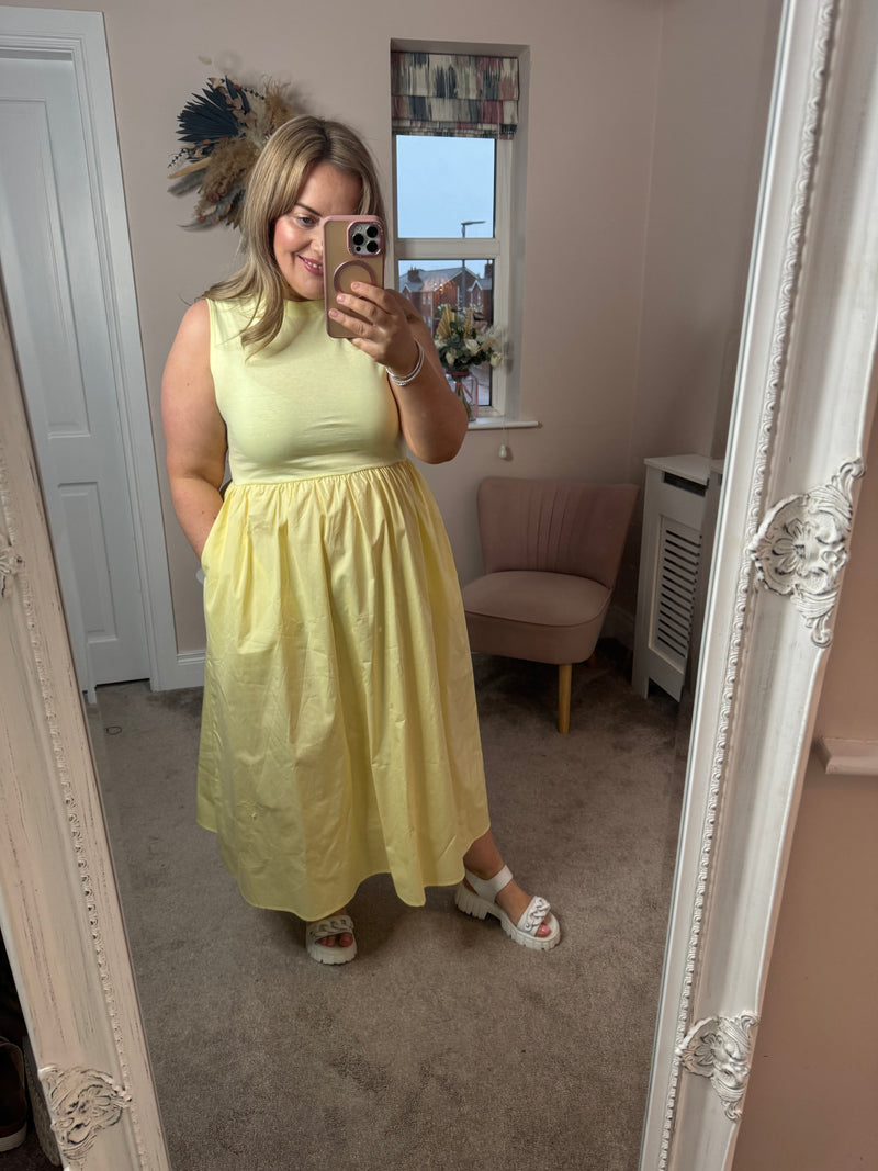 Jessie lemon drop  dress