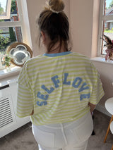 Jessie striped tee yellow