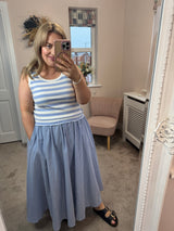Jessie striped skirt