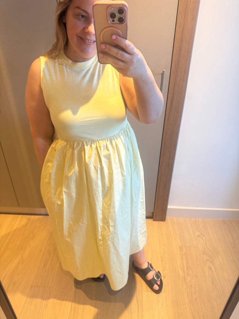 Jessie lemon drop  dress