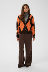 Argyle cardigan