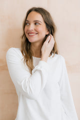 Caroline white top