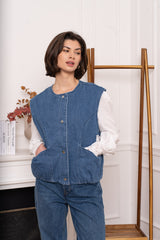 Khloe Denim Vest