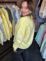 Charlie lemon meringue sweater medium