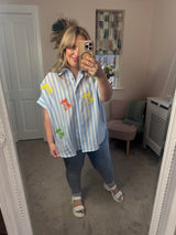 Carly palm shirt
