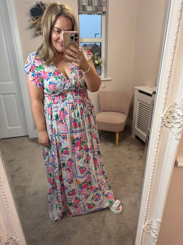 Khloe boho bloom dress