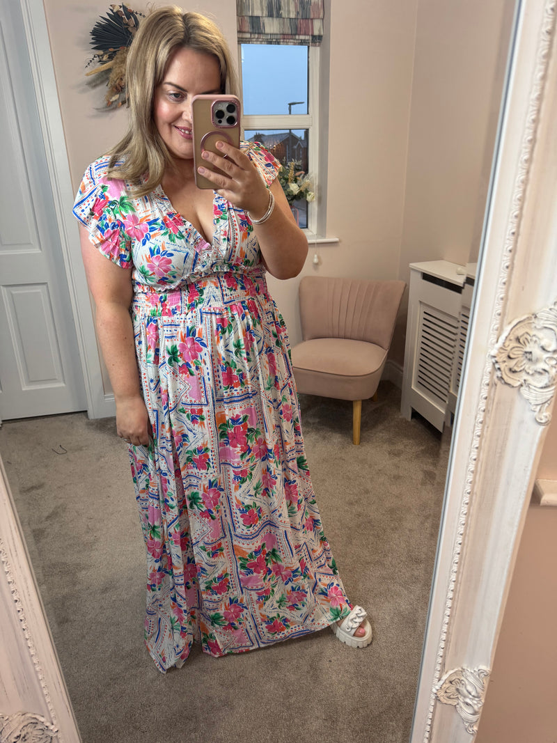 Khloe boho bloom dress