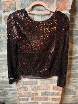 Chelsea longsleeve sparkle top